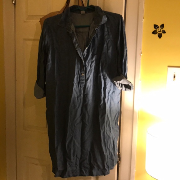 Denim shirt dress - Picture 2 of 2